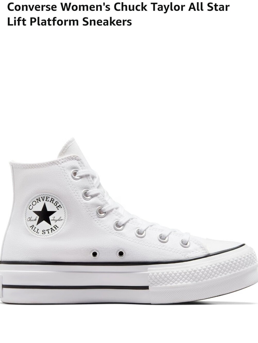 Converse Womens Chuck Taylor All Star Lift Platform Sneakers Size 10